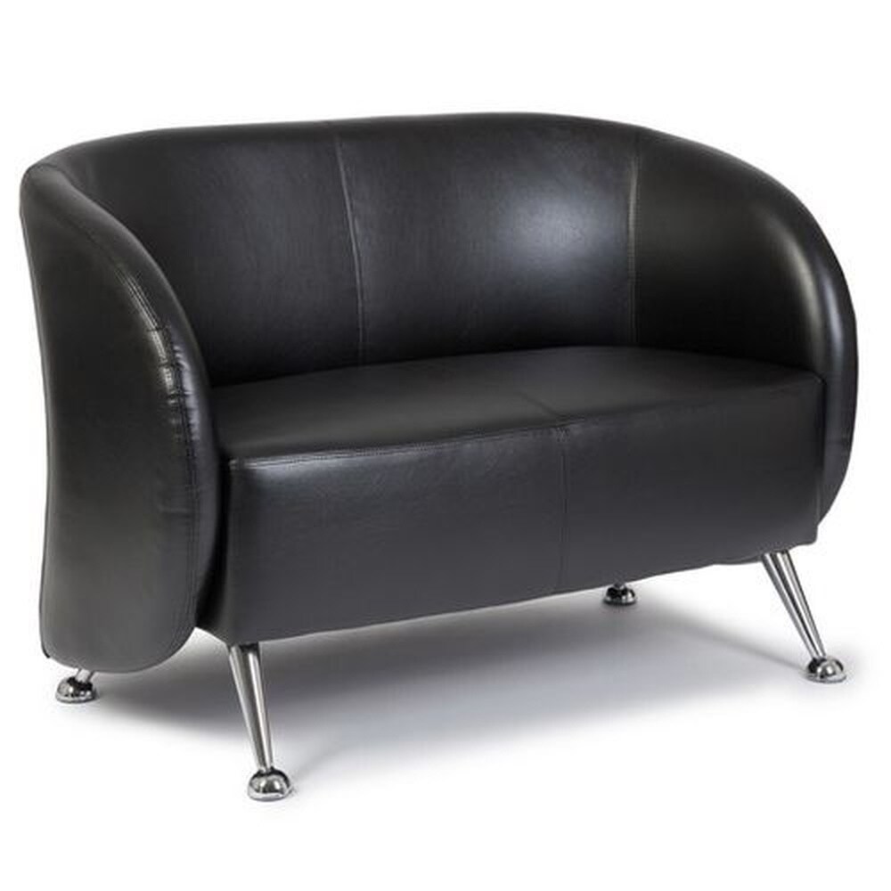 Lounge Sofa ST. LUCIA Kunstleder mit Armlehnen hjh OFFICE