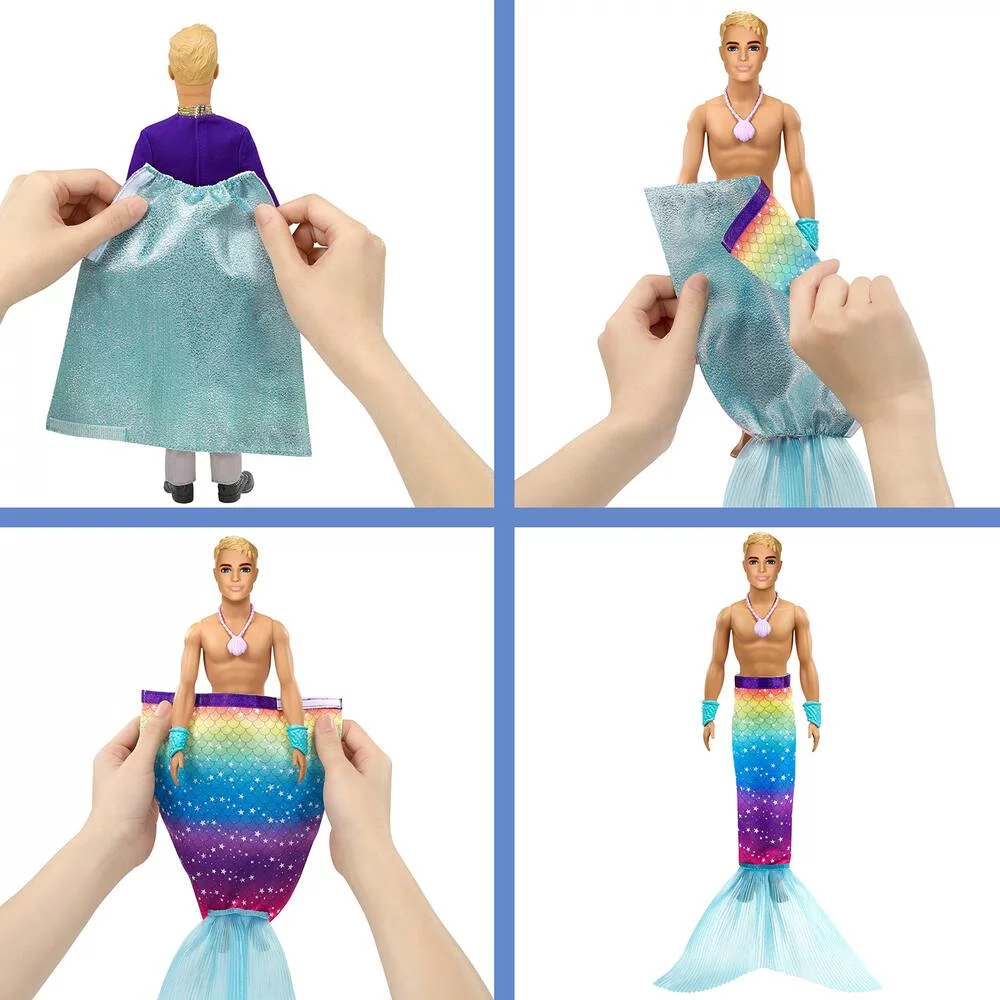 BARBIE - POUPEE KEN - TRANSFORMATION TRITON