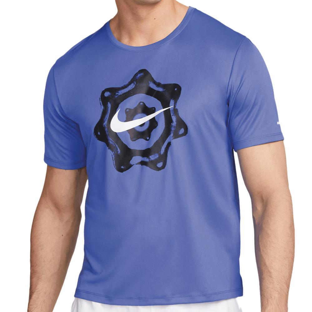 Nike T-shirt Bleu Homme Nike Miler
