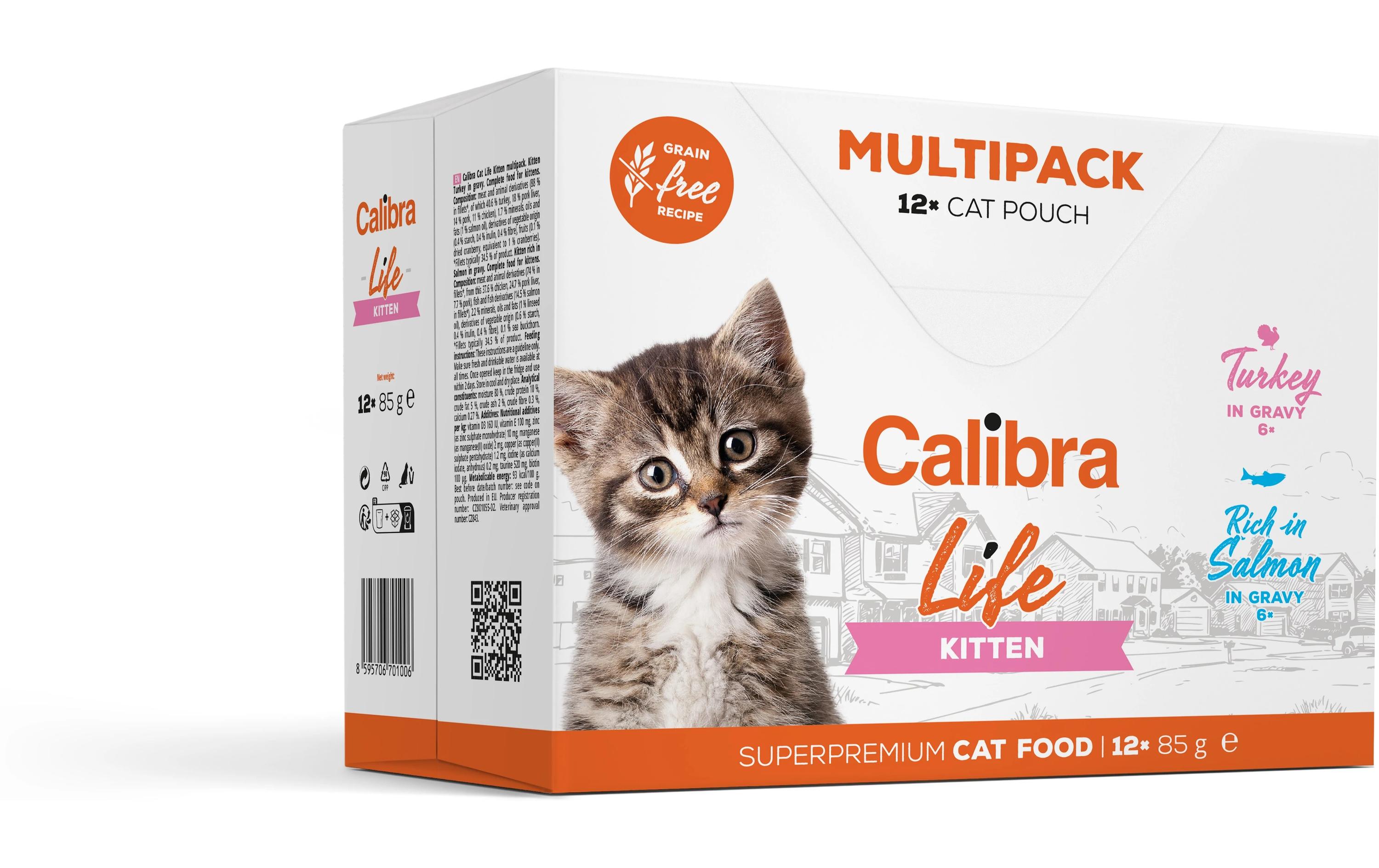 Nassfutter Life Kitten Multipack 12x 85 gAlleinfuttermittel für Kätzchen