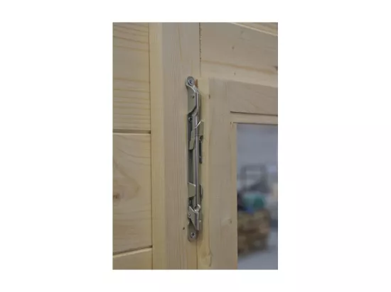 Abri de jardin en bois - 30m2 - 6x5m - Ep. 40mm - Couleur: naturel - DOM747 - ALTANKA