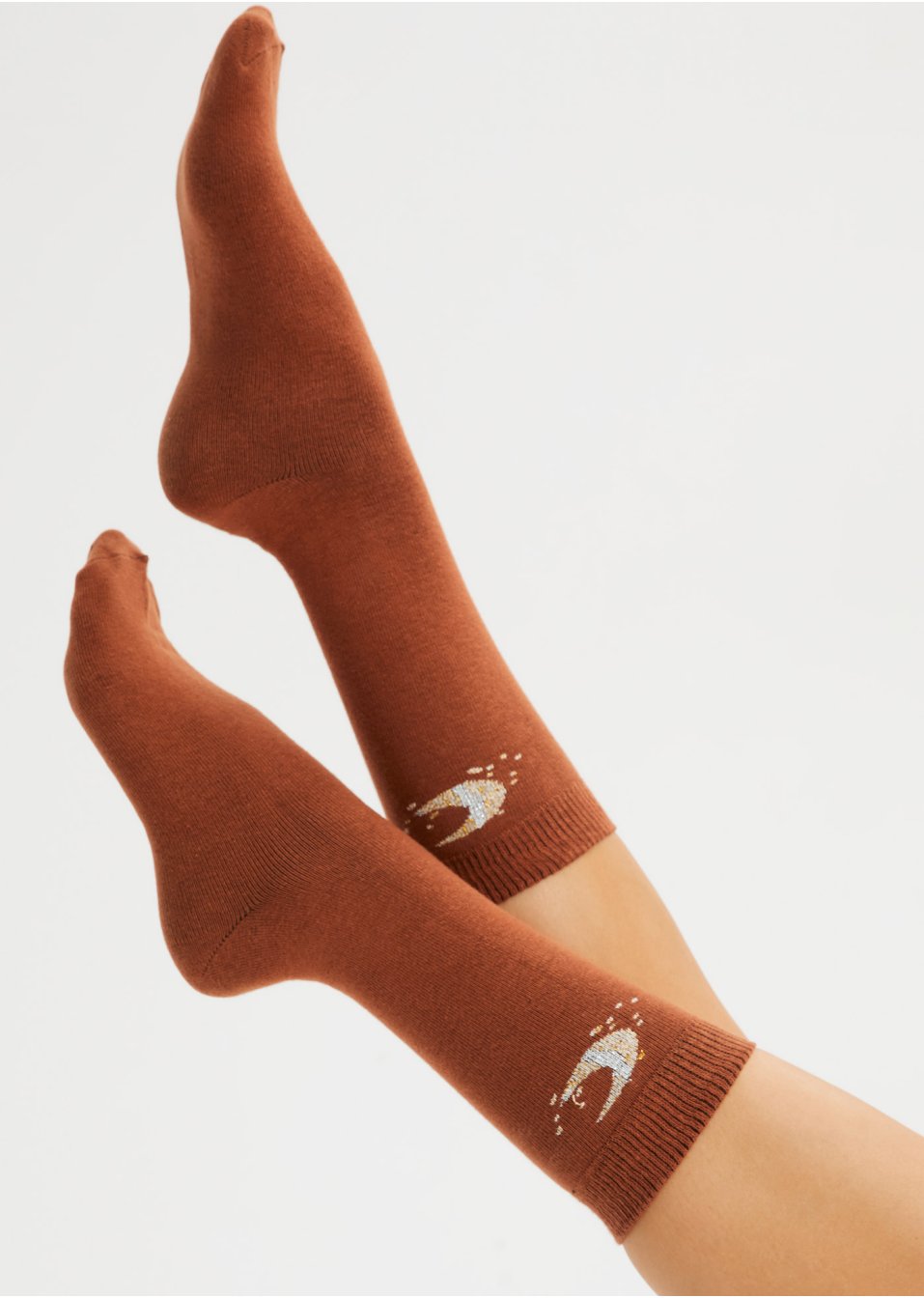 Lot de 5 paires de chaussettes avec fil brillant