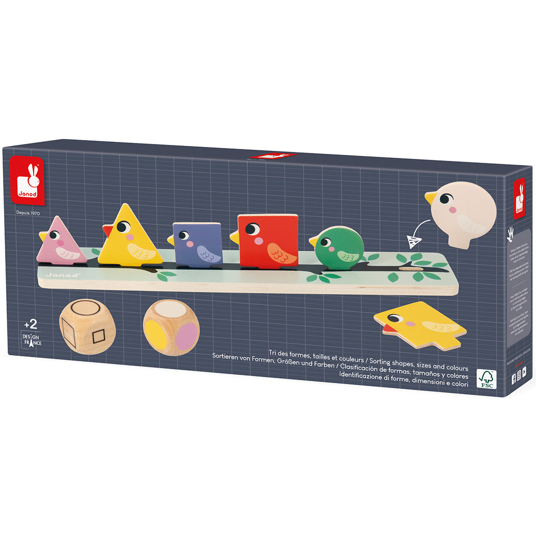 Janod sorteerspel vogels