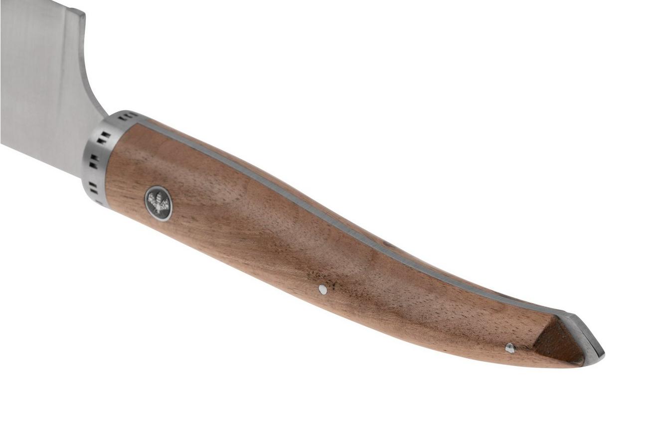 Laguiole en Aubrac Gourmet CGO25NOI walnoothout, koksmes, 25 cm