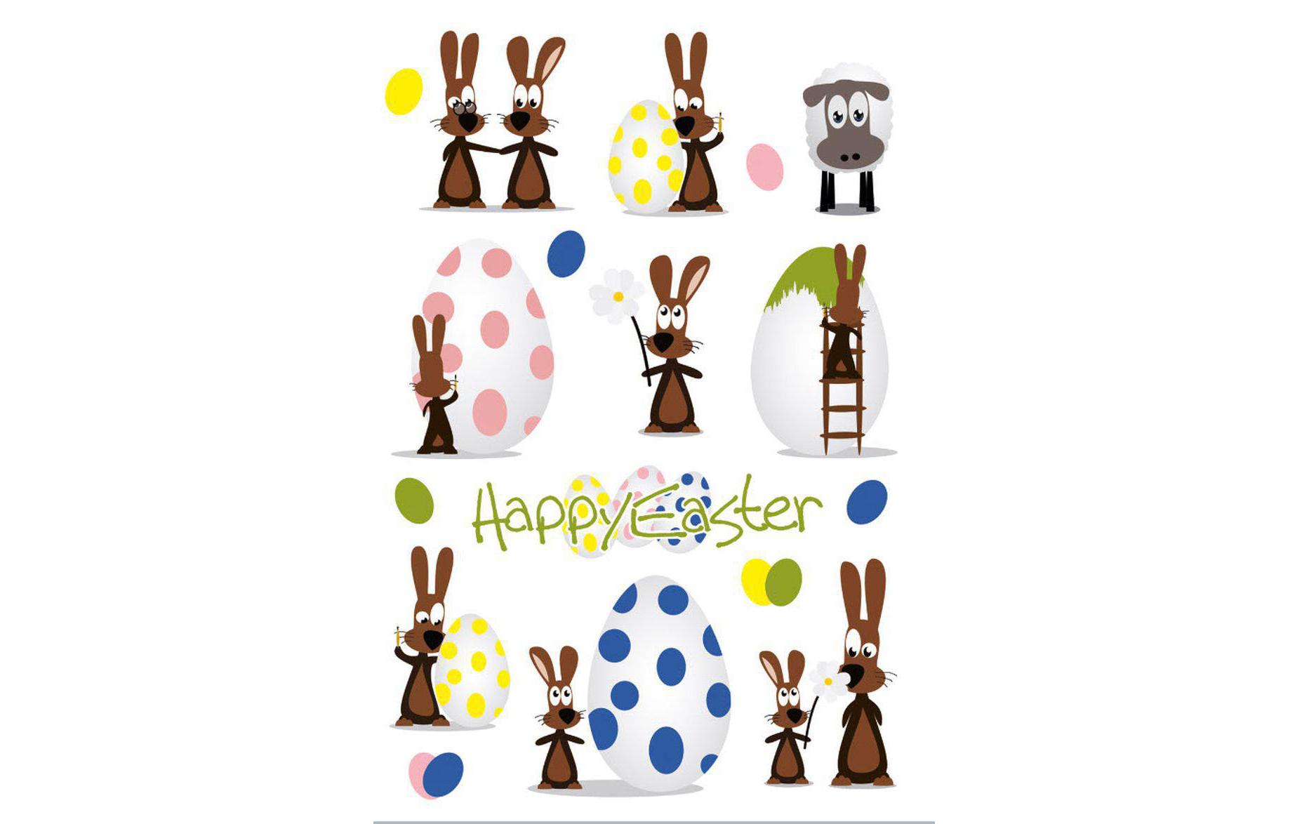 Sticker Ostern HasenpartyOstersticker