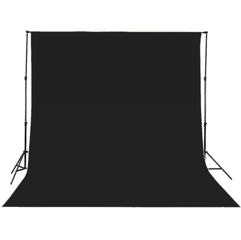 Hintergrundstoff 3 x 3 m schwarz