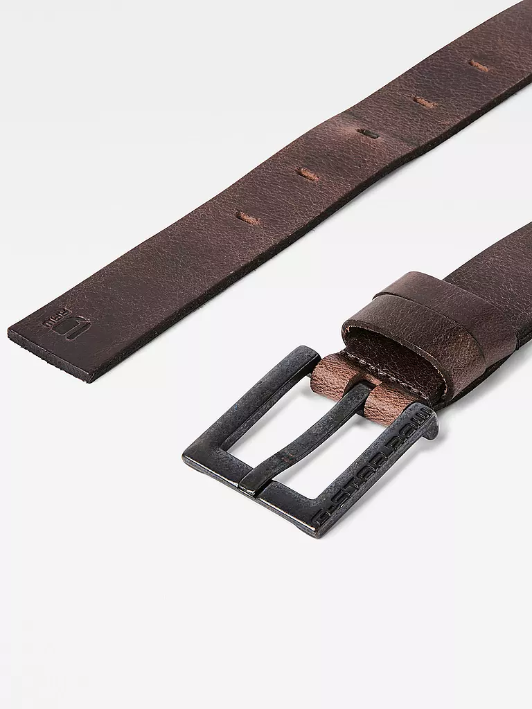 G-STAR RAW Ledergürtel DUKO BELT  braun