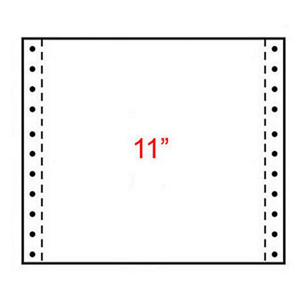 Exacompta Papier Listing 380 x 280 mm  Zone vert 70g/m² Carton de 2000 Feuilles