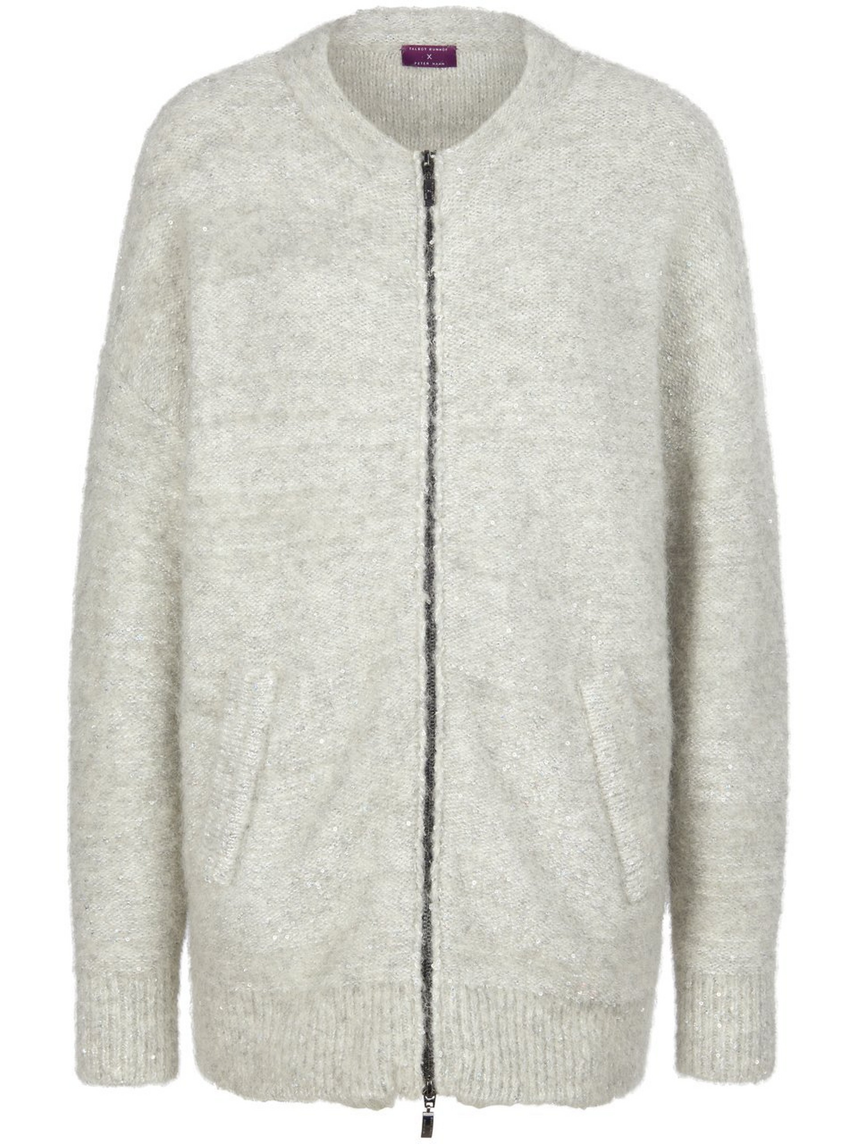 Long-Strickjacke