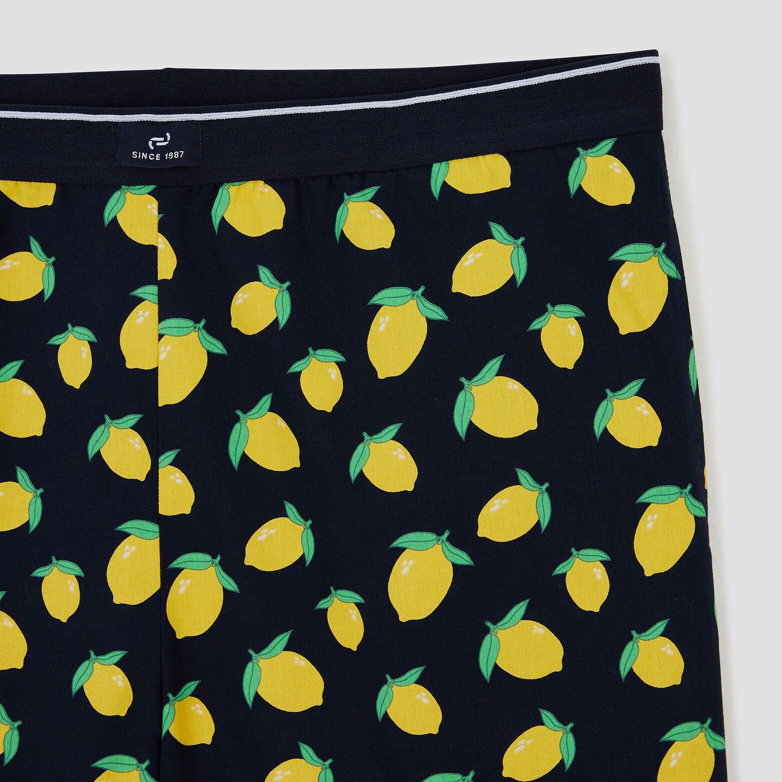 Short de pyjama fantaisie Bleu foncé