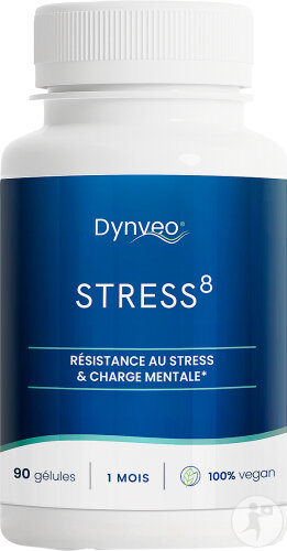 Dynveo Stress8 Synergie 6 Plantes/Vitamine B6/Magnésium 90 Gélules