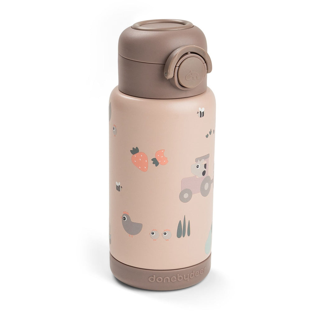 Køb DonebyDeer Powder Tiny Farm Insulated Sugerør Flaske