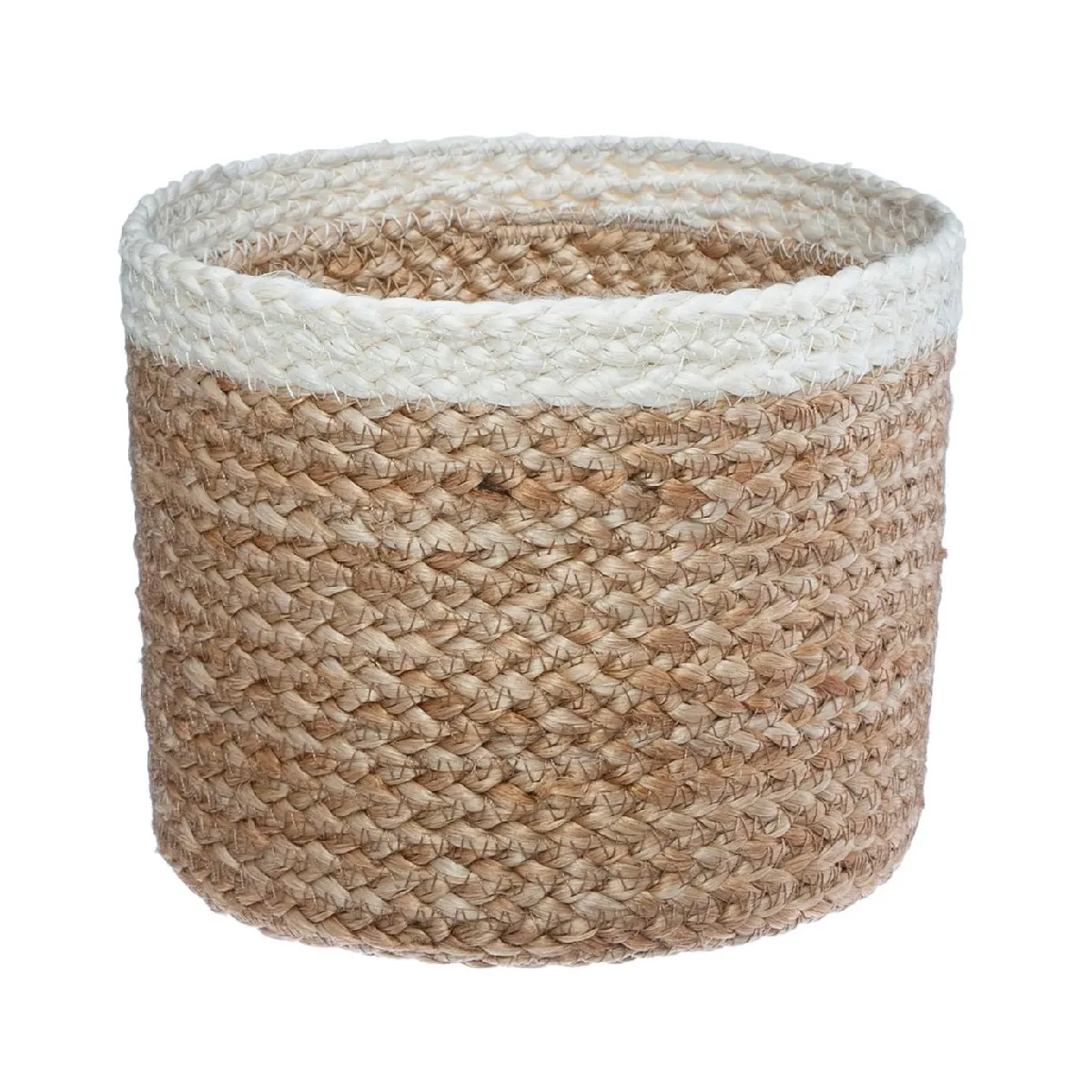 Atmosphera, Createur D'Interieur ATMOSPHERA Paniers Jute Marin Blanc x3
