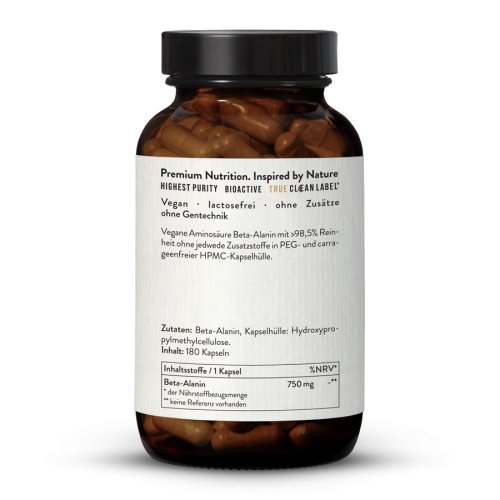Sunday Natural Products  Beta-Alanin750 mgKapseln