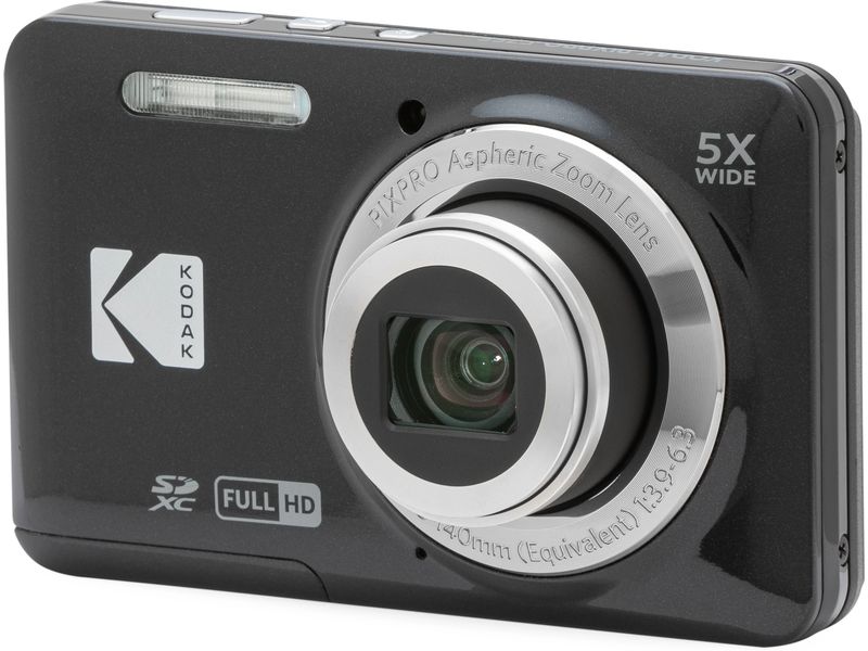 Kodak Fotokamera PixPro FZ55 – Schwarz Schlanke, kompakte Point-and-Shoot-Kamera