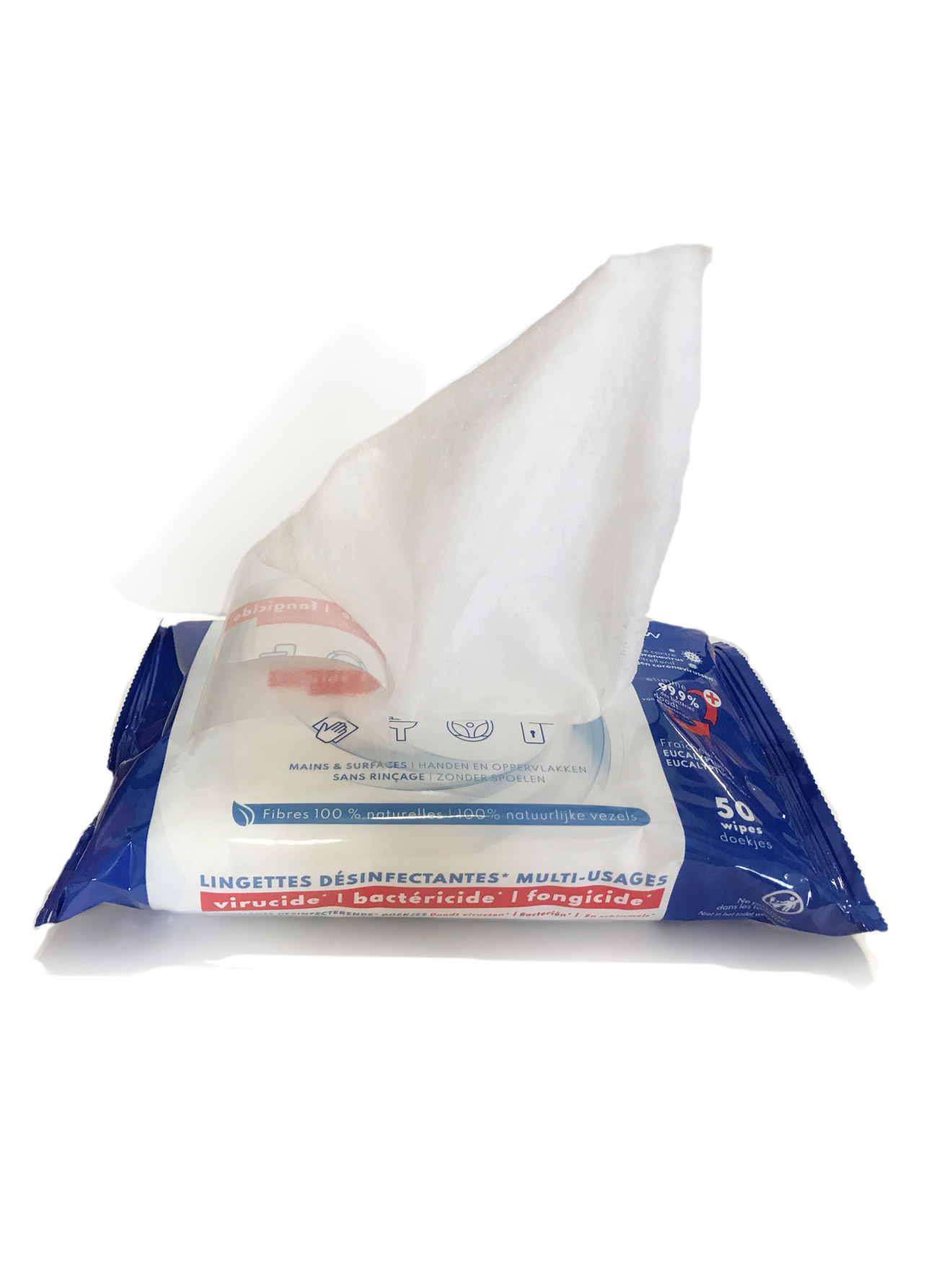 Lot de 70 lingettes désinfectantes