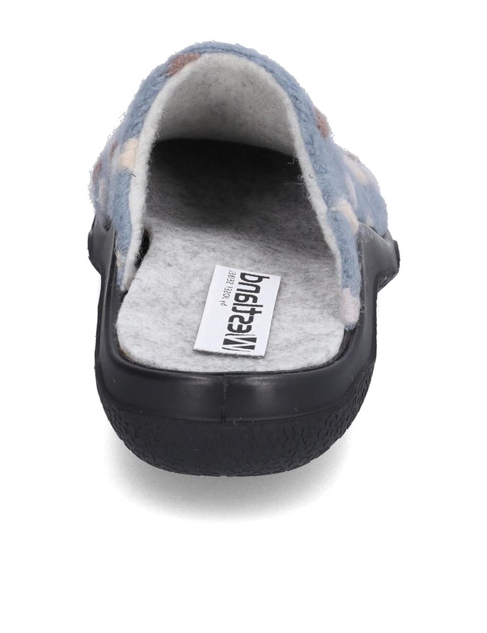 Hausschuh Roubaix 05, blau-multi