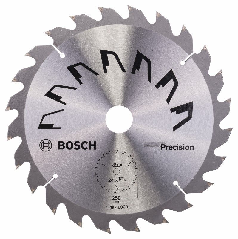 Bosch 2609256878 CIRKELZBL PRECISION 250X2X30/-,T24 (1 stuks)