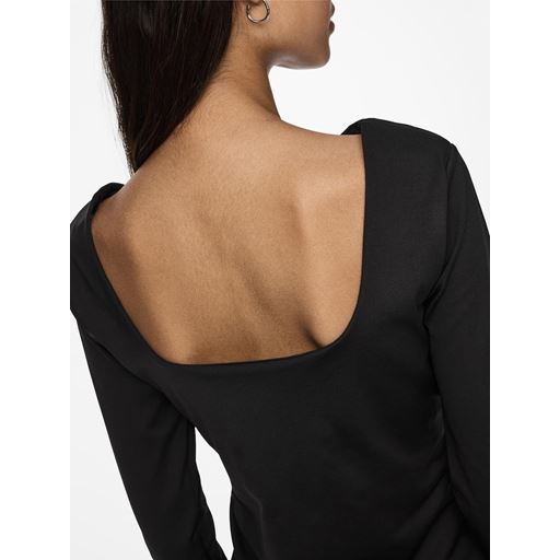 Pieces Neja Reversible Bluse, Black, XS