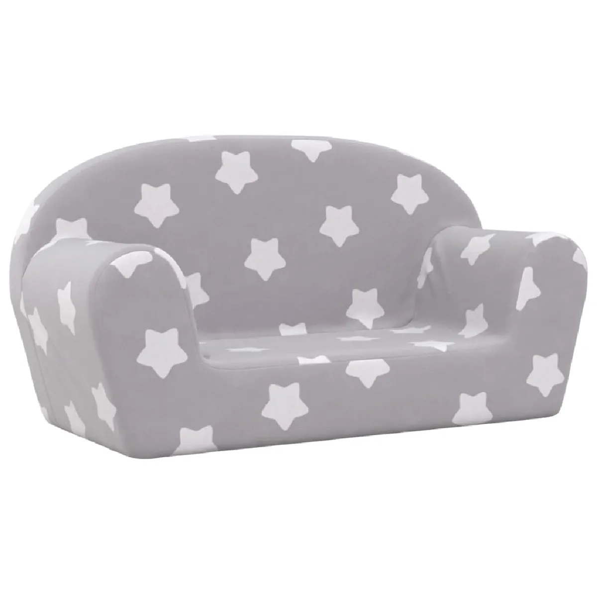 Vidaxl Canapé enfants 2 places gris clair