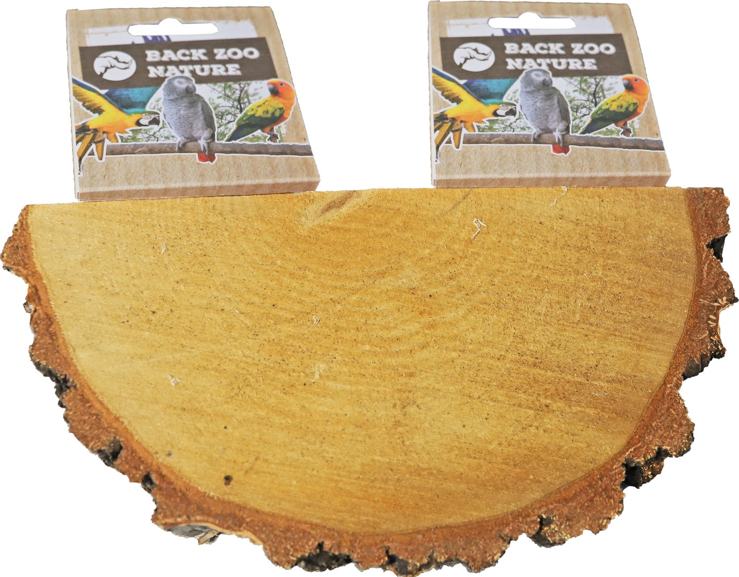 Back Zoo Nature rustplank boomschors halfrond 26,5 x 22 x 4,5 cm