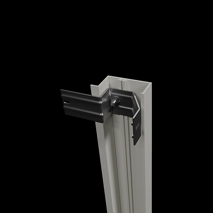 Tapée d'isolation pour porte d'entrée aluminium blanc G65+ 120mm