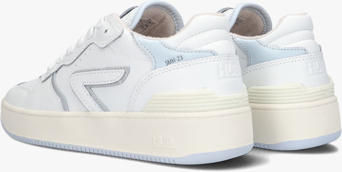 HUB witte hub lage sneakers smash