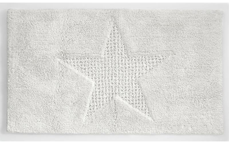Badteppich Lindano 70 x 120 cm, WeissBadteppich aus Baumwolle