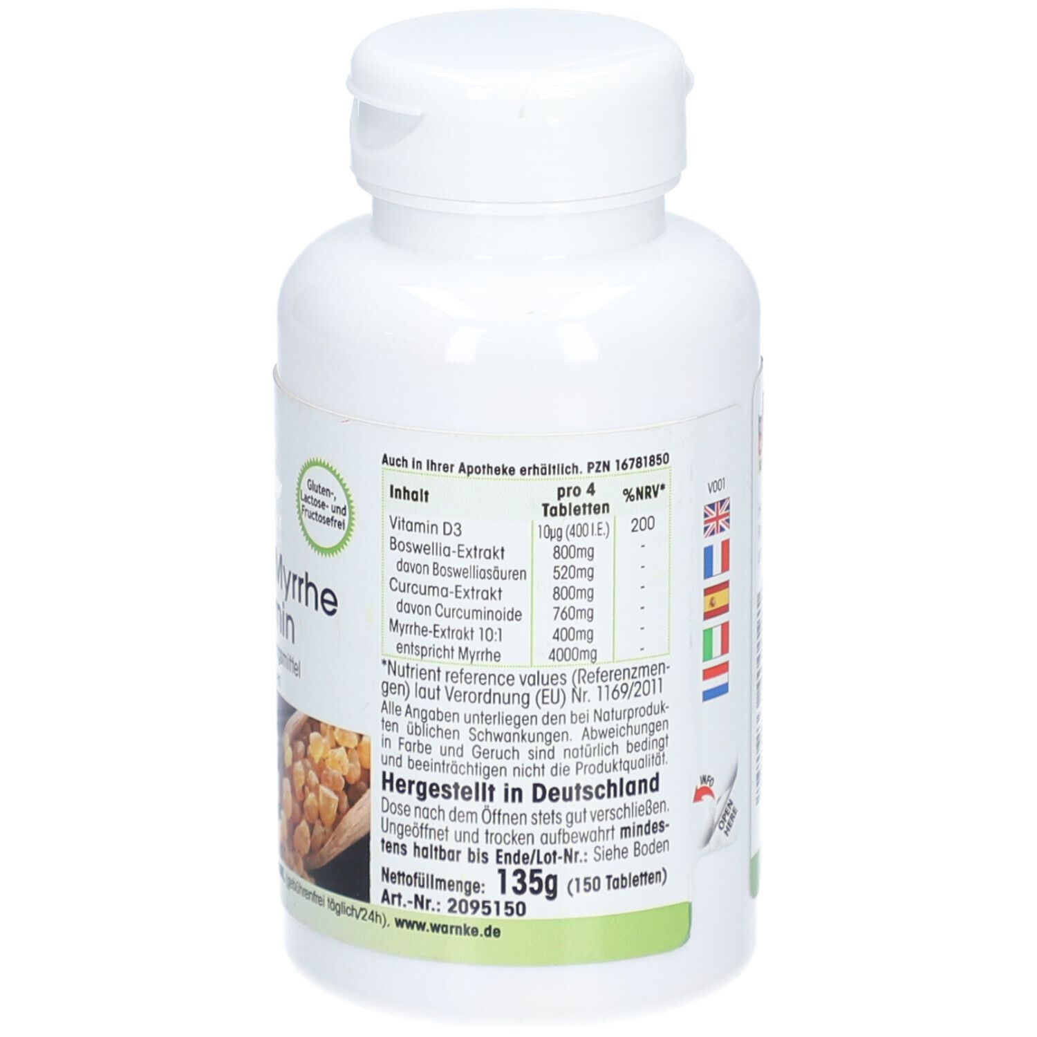 WARNKE Boswellia Myrrhe Curcumin