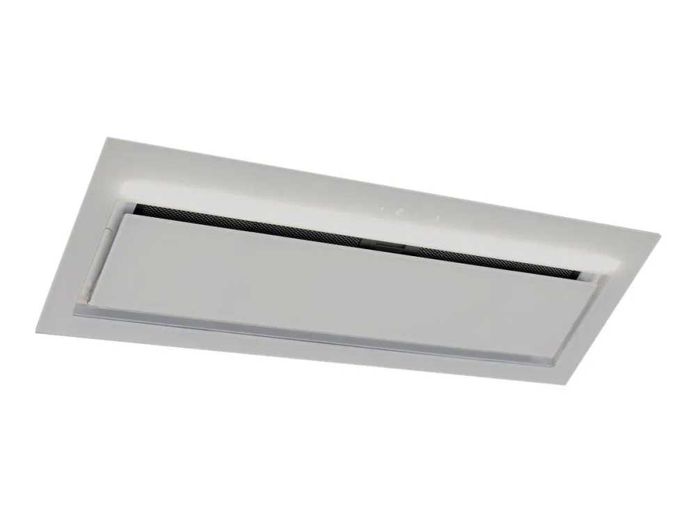 EICO Link EicoE33 80 W - Hætte - tag - bredde: 74 cm - dybde: 31 cm - udtrækning og recirkulation (-) - med intern motor - hvid/optisk hvidt glas