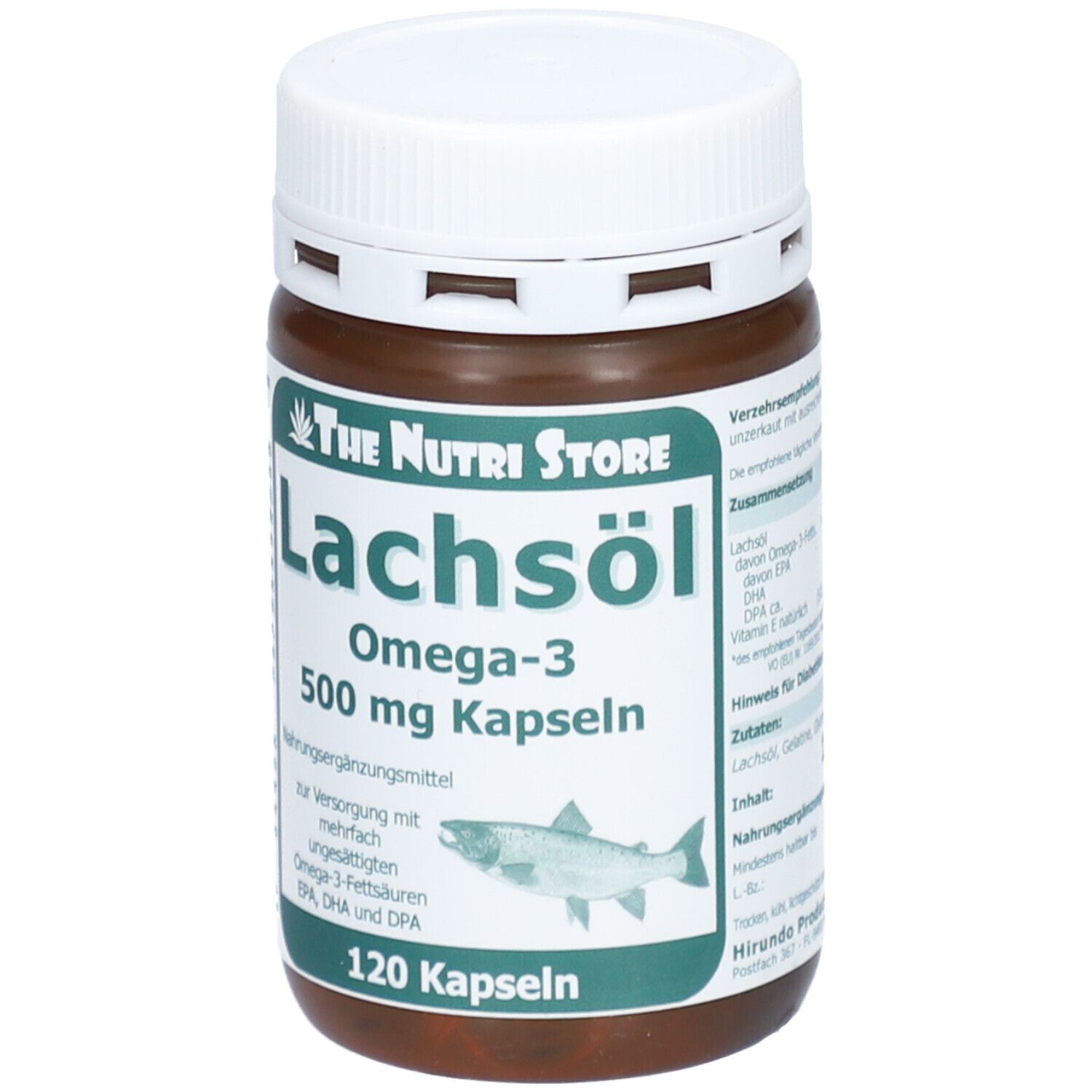 Lachsöl Omega-3 500 mg Kapseln