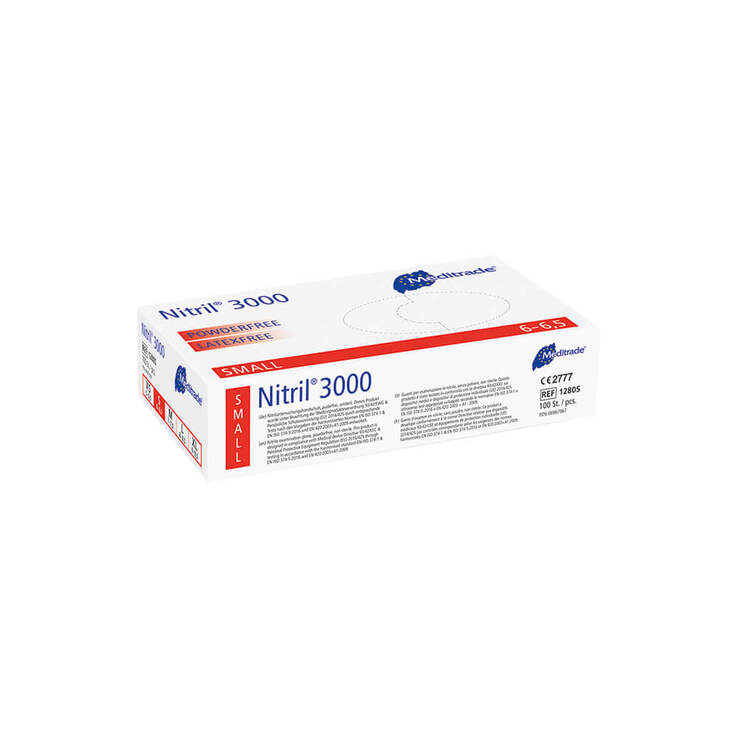 Nitril 3000 Untersuchungshandschuhe unsteril S, 100 St