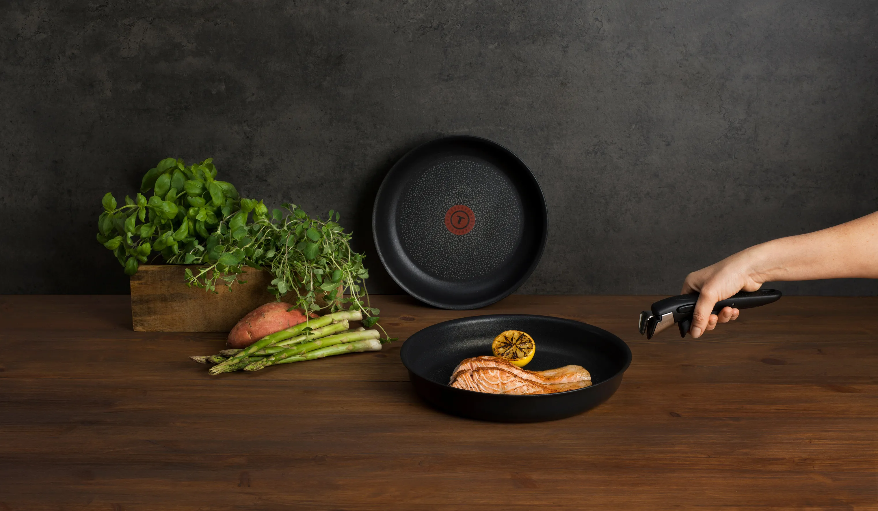Tefal Ingenio Eco Resist Stegepandesæt - 3 dele