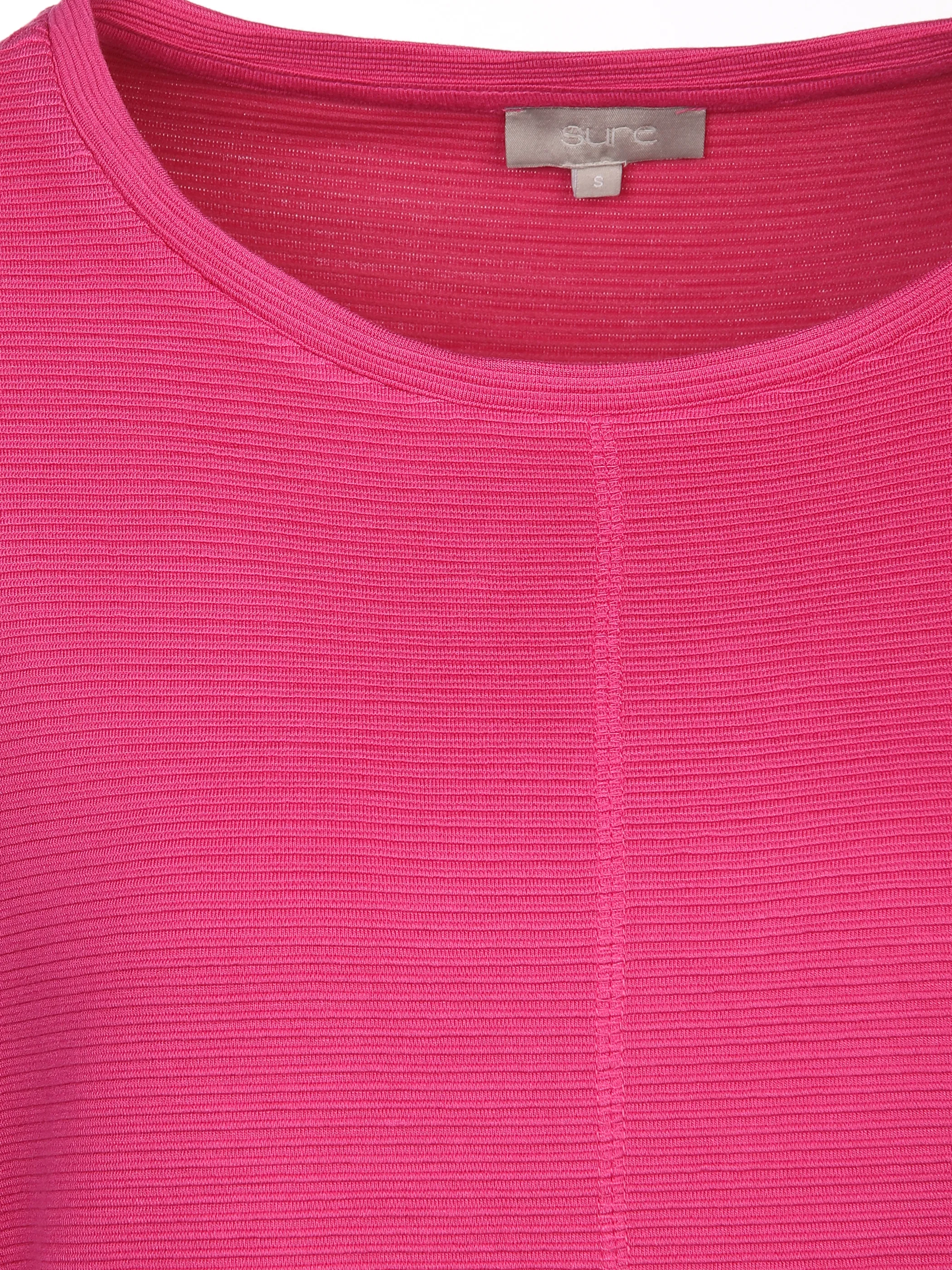 Damen Ottoman Shirt in Ripp-Optik