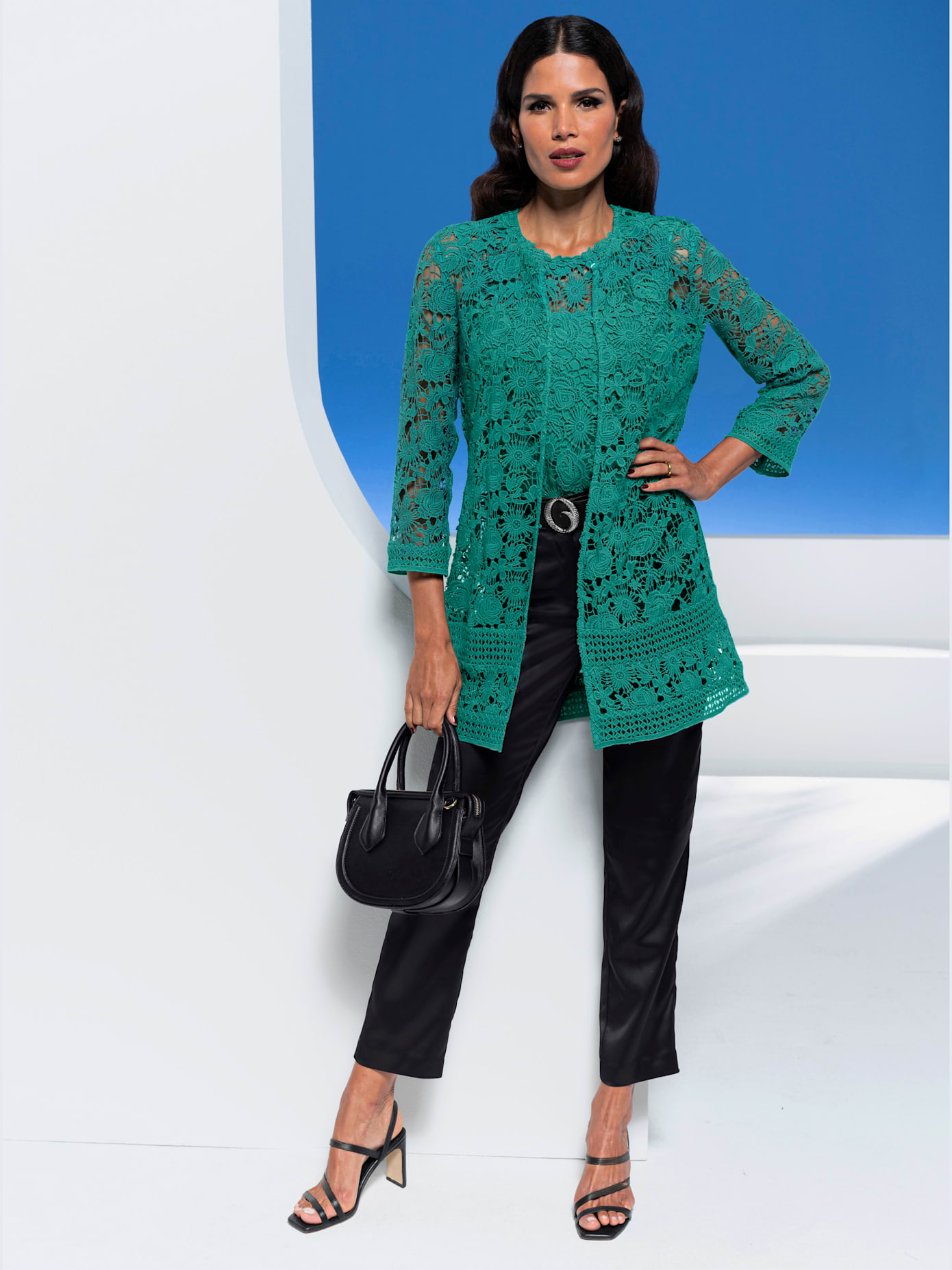 Blazer en dentelle 100% dentelle