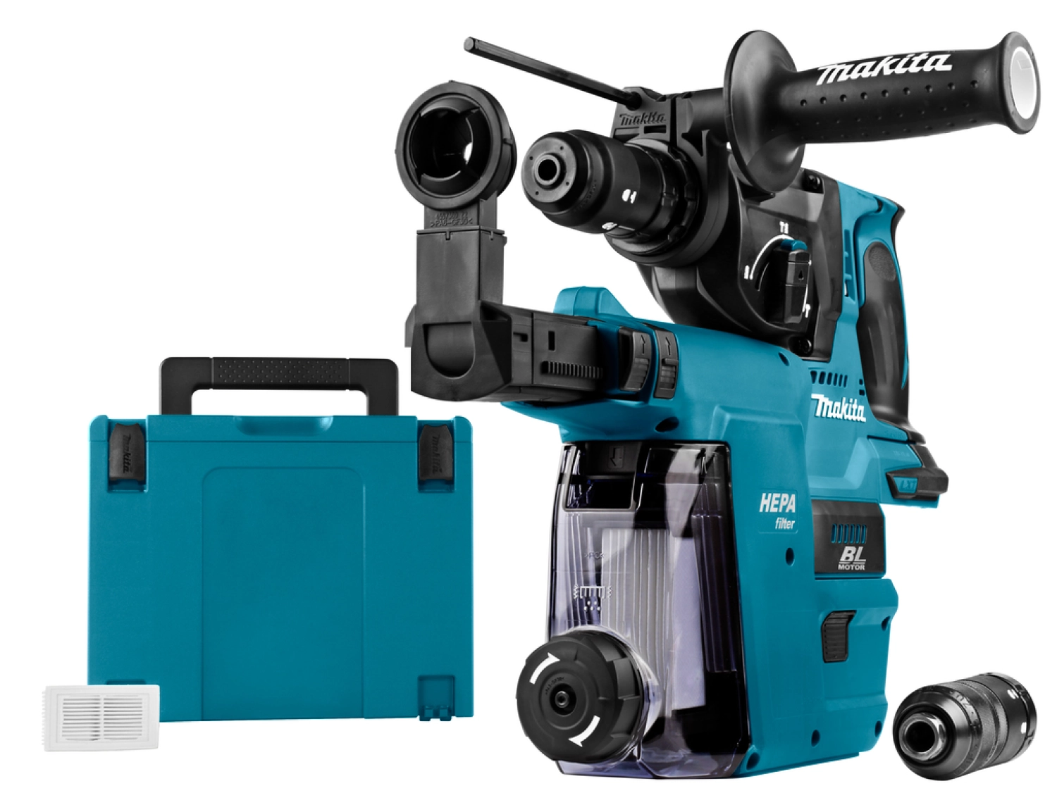 Makita DHR243ZJW 18V Li-Ion Accu SDS-Plus Combihamer body in Mbox - 2J