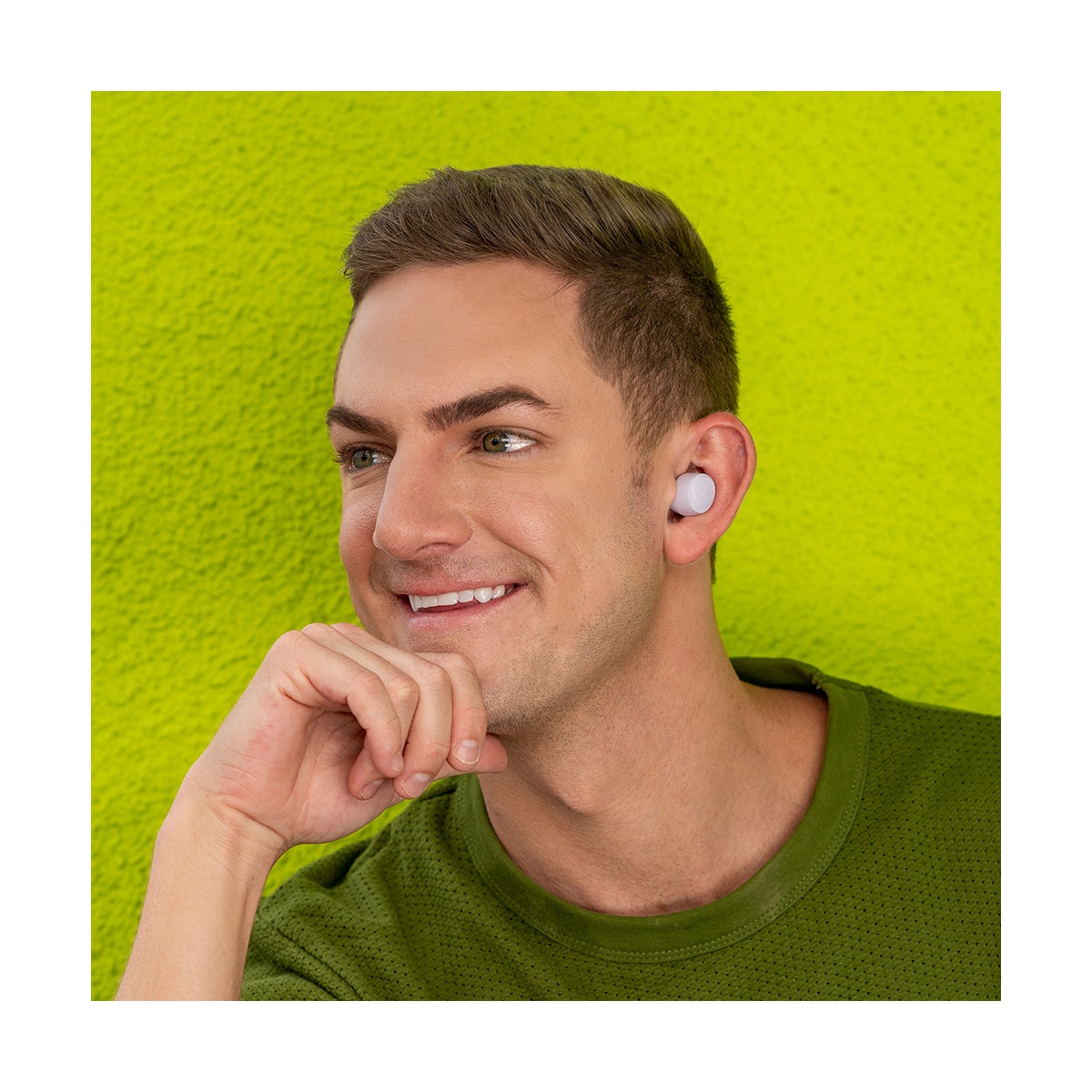 JLab Go Air Pop helt trådløse in-ear hodetelefoner (lilla)