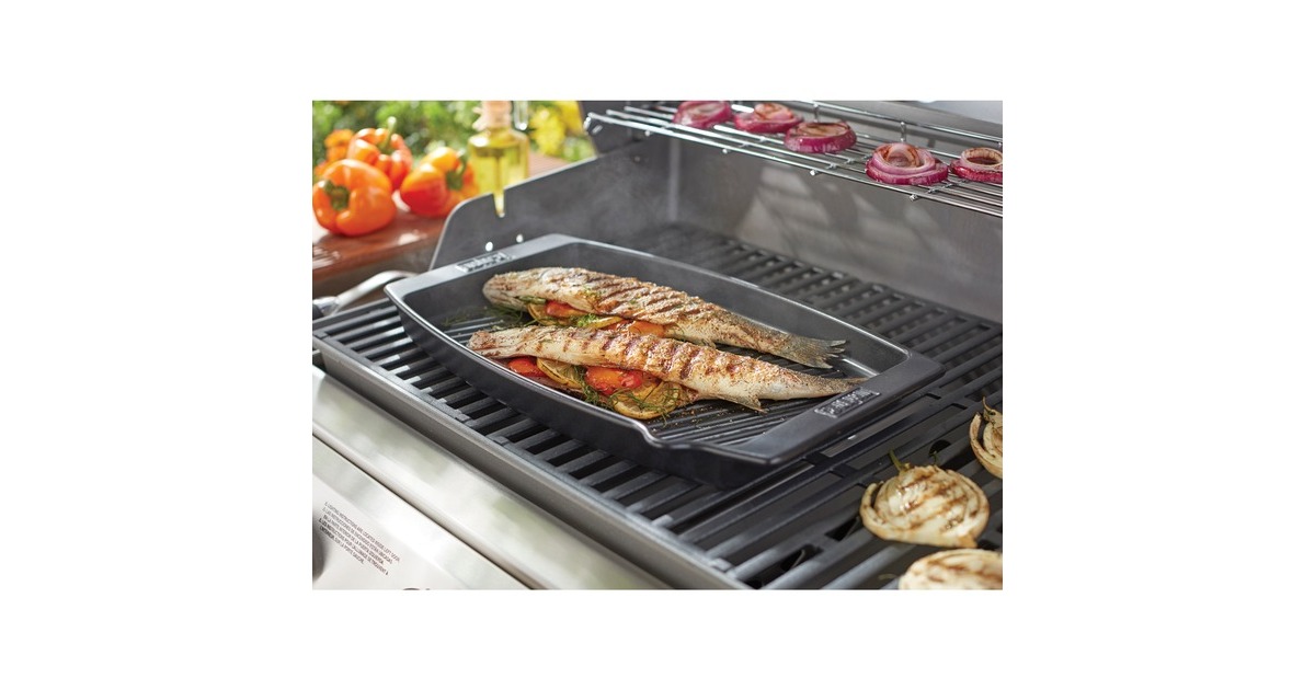 WeberKeramische grillpan bak-/braadpan  (Antraciet)