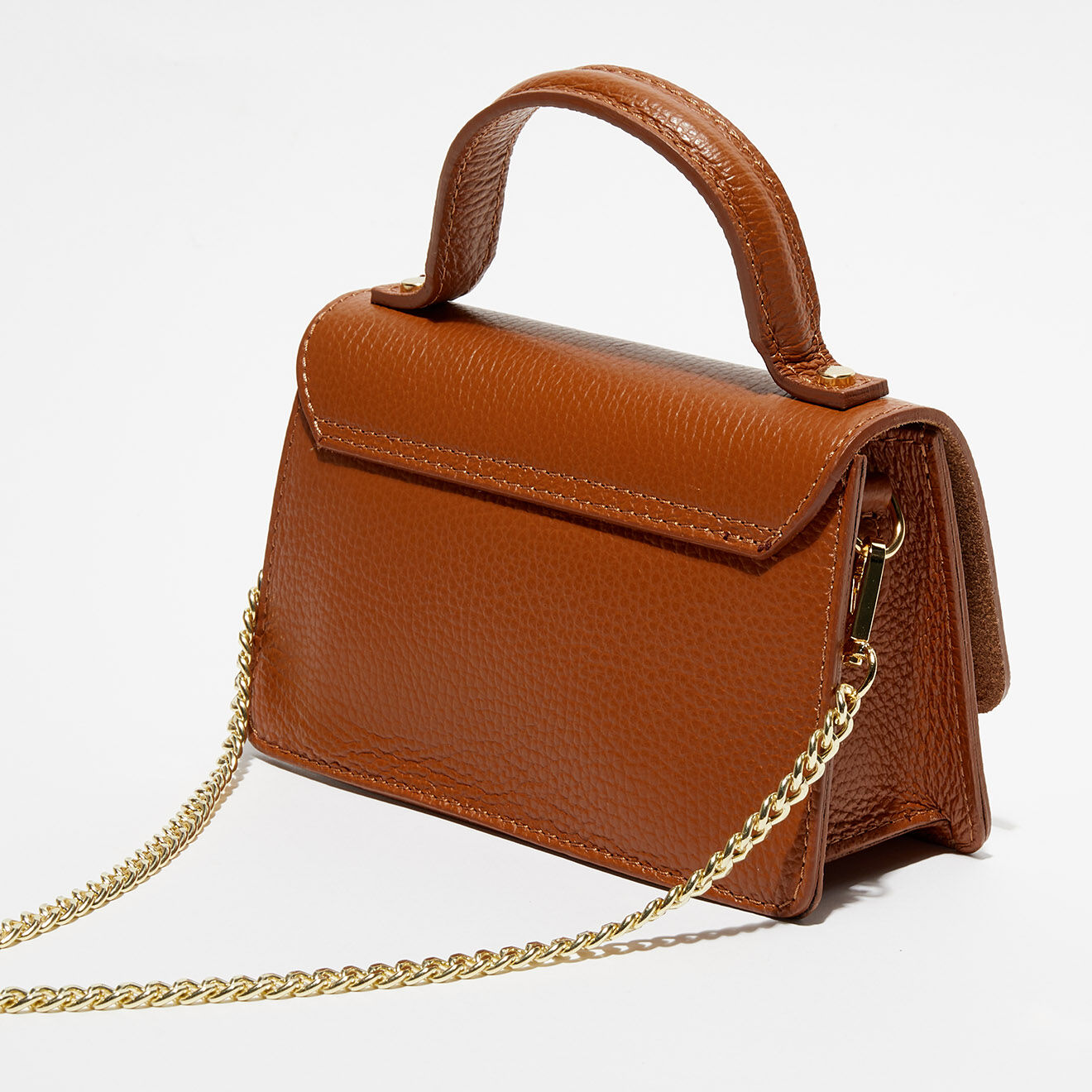 Christian Laurier Sac à Main en Cuir Lily camel - 19x13x7 cm