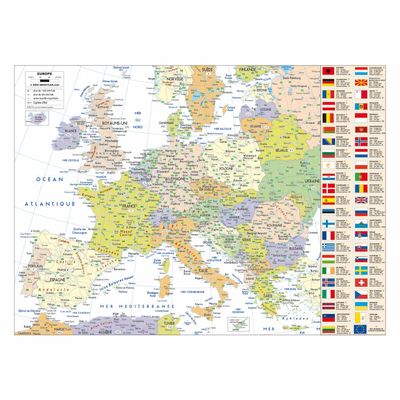 Quo Vadis Arc en Ciel - Calendrier 12 mois par face - 55 x 40,5 cm