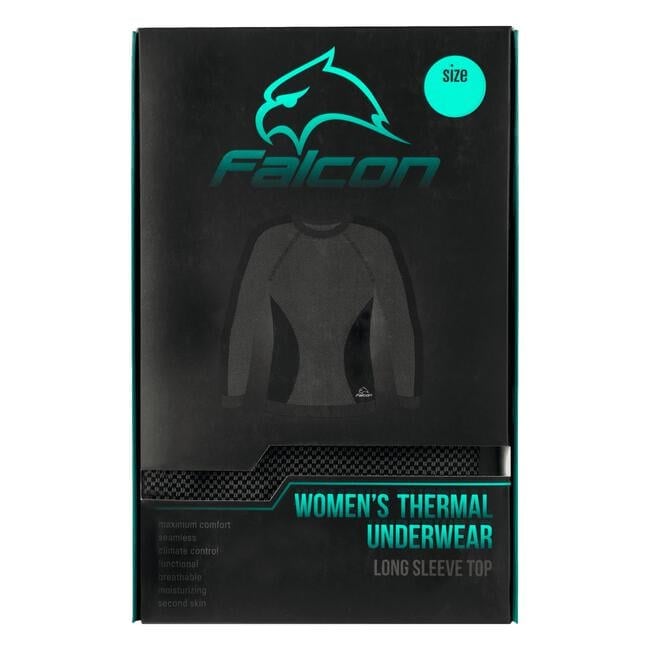 Falcon Thermoshirt Dames Antraciet XL