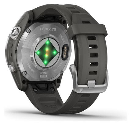Montre de Sport Garmin fēnix 7S Pro Solar Edition Argent Gris