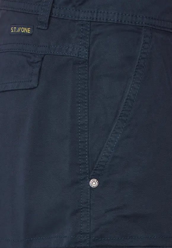 Regular Fit Cargo Bermuda - night blue