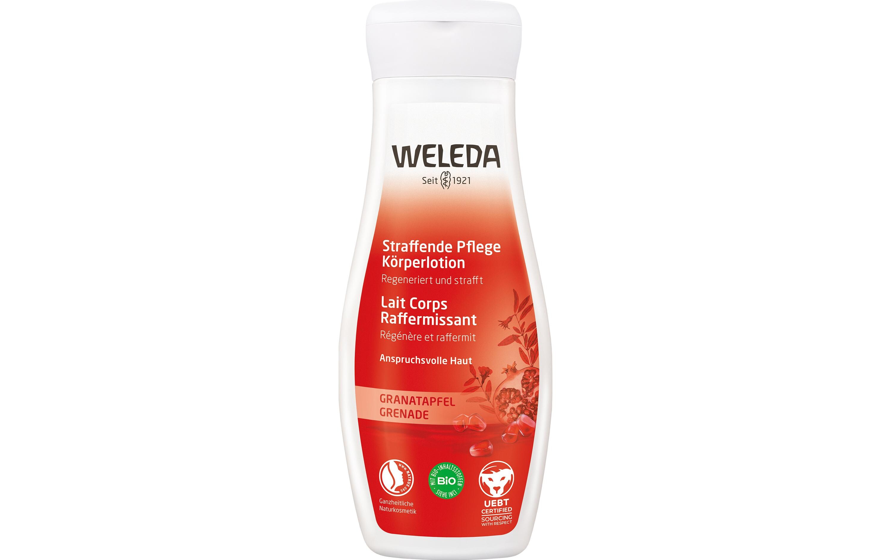 Body Lotion Granatapfel 200 mlNatürlich straffende und regenerierende Körperlotion mit Bio Granatapfelsamenöl