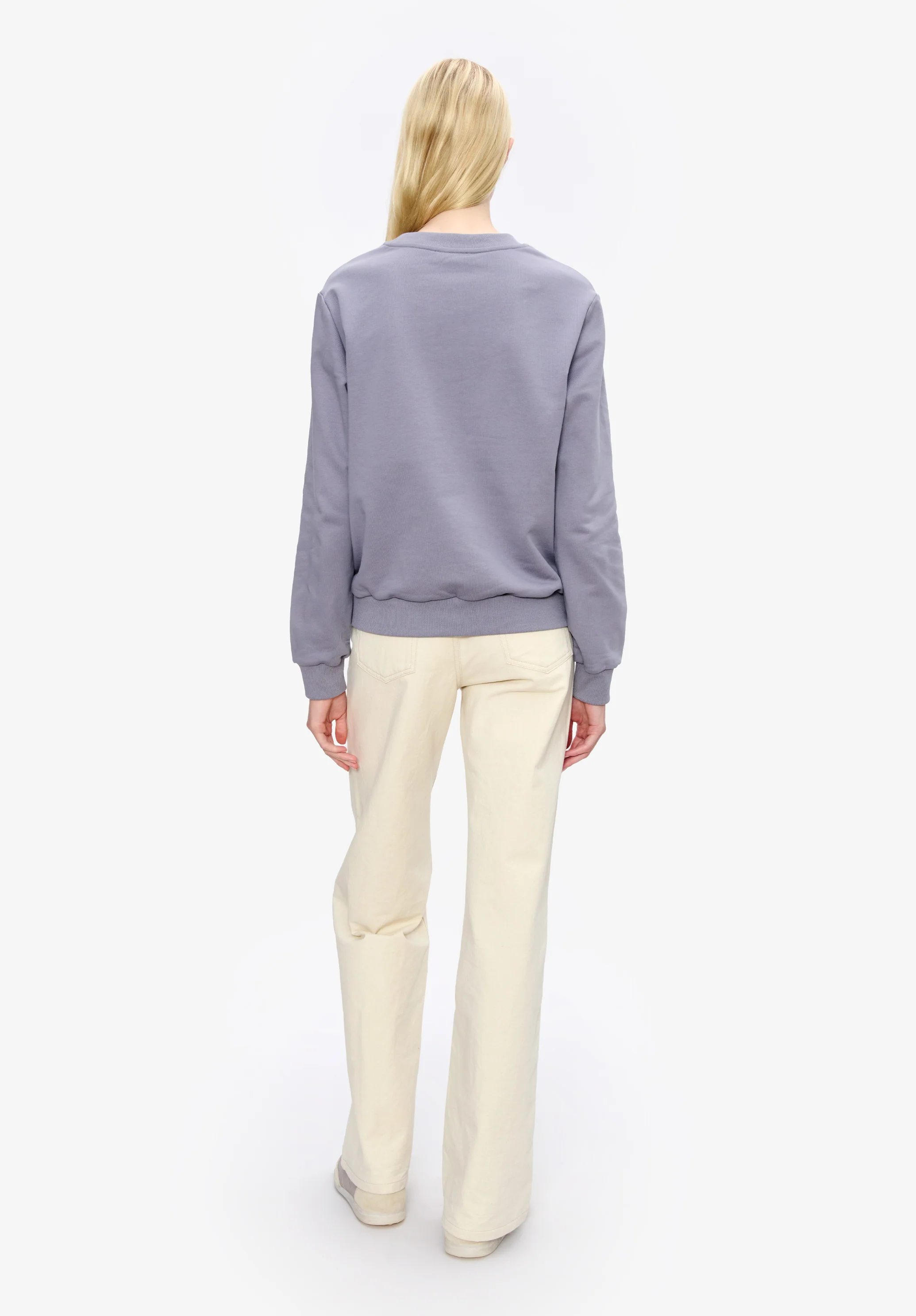 Sweat Standard Rue Madame - Lila/blanc