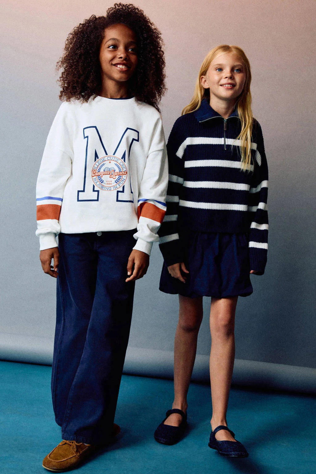 Mango Kids sweater ecru