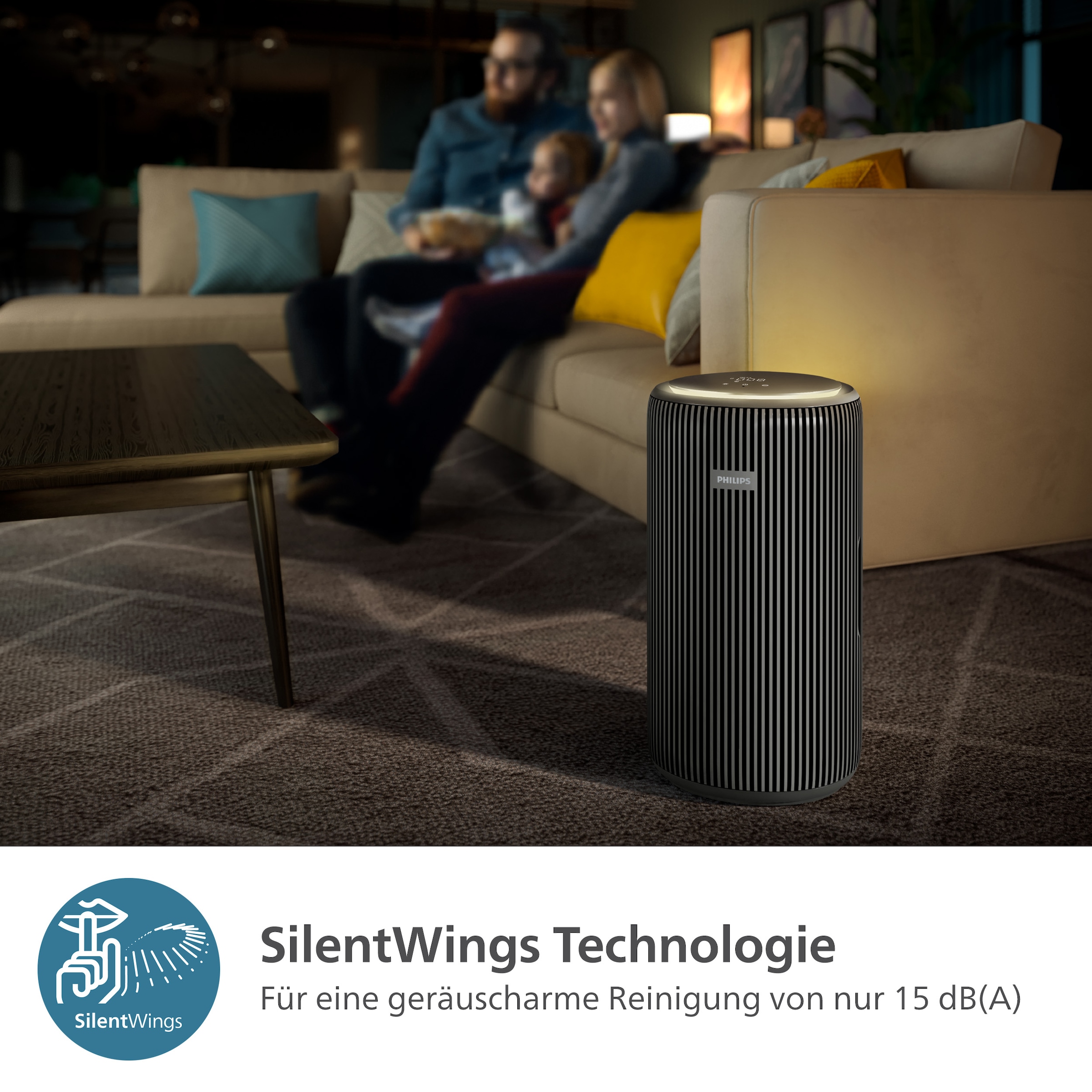 Philips Luftreiniger »AC4221/11 PureProtect Pro 4200 Series, Luftreinigungsrate 600 m³/h« für 156 qm Räume 4-Schichten-HEPA-Filtersystem, leise