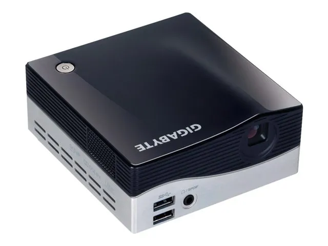 Gigabyte BRIX Projector GB-BXPi3-4010 (rev. 1.0) - Barebone - Ultra Compact PC Kit - 1 x Core i3 4010U / 1.7 GHz - RAM 0 GB - HD Graphics 4400 - GigE - WLAN: 802.11b/g/n, Bluetooth 4.0