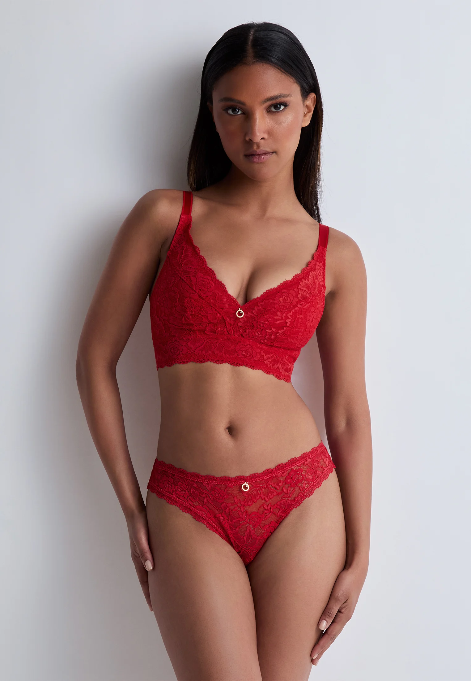 ROSESSENCE - Soutien-gorge brassière confort | Rouge