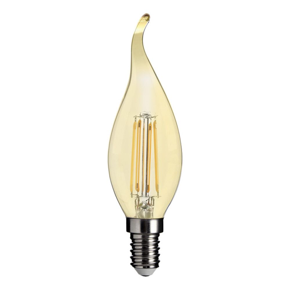LYSPÆRE VOLTOLUX KRONELYS AMBER Ø35MM E14 4W